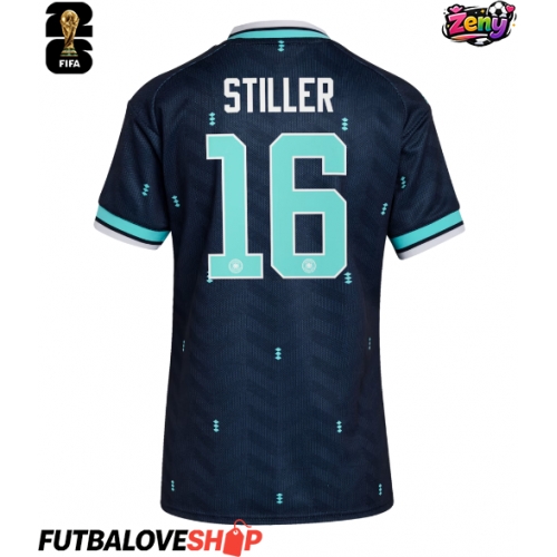 Dres Nemecko Angelo Stiller #16 Preč pre Ženy MS 2026 Krátky Rukáv